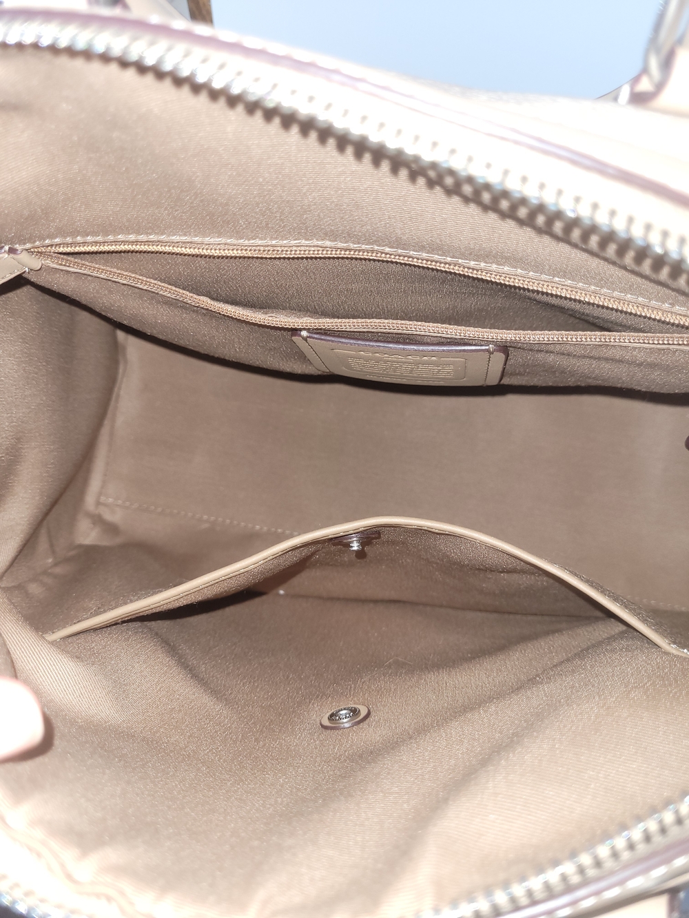 Coach Large Rowan Satchel Bag in Signature Canvas CV959 - Picture 4 of 16
